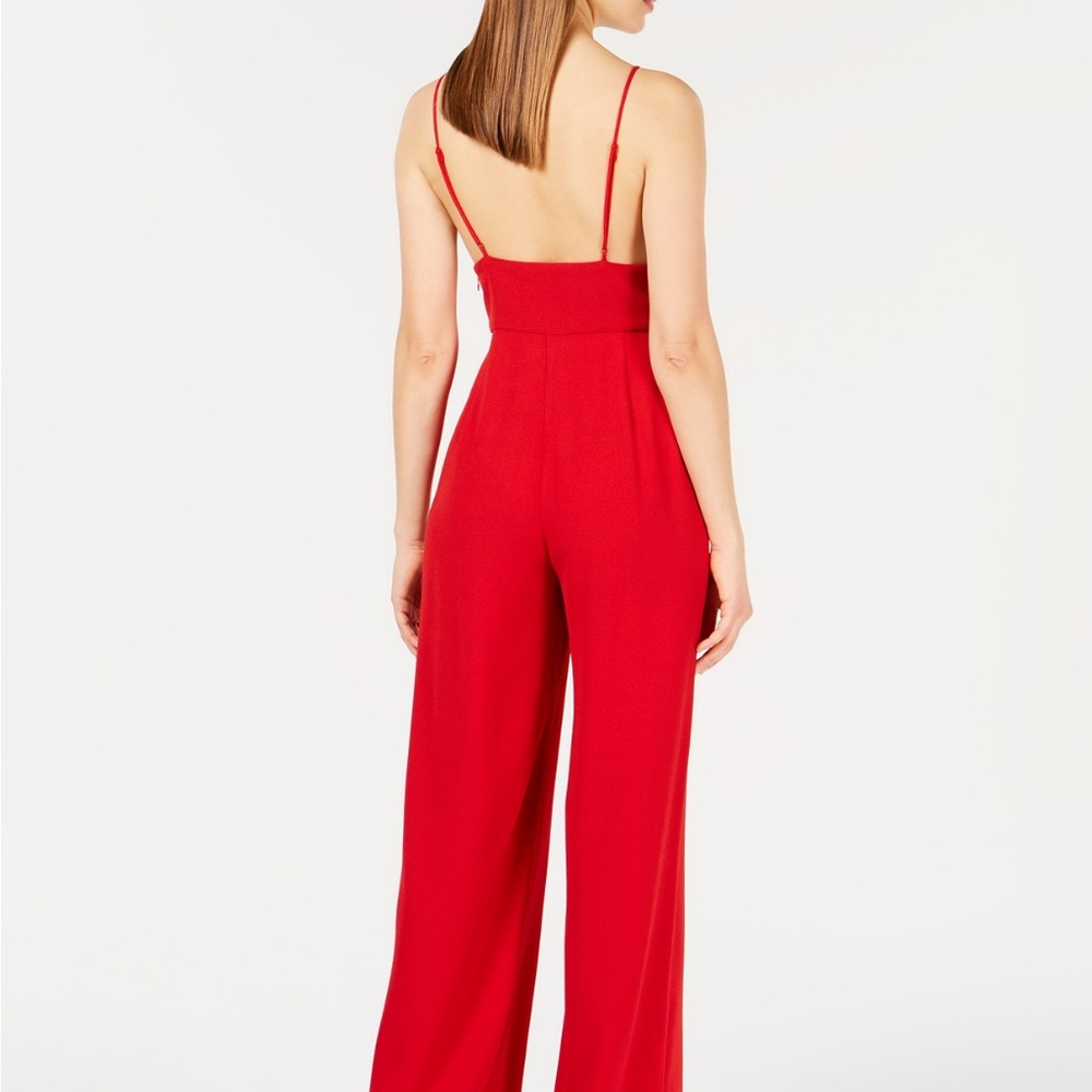 LEYDEN Deep-V Jumpsuit - Picture 2 of 4